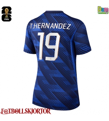 Frankrike Theo Hernandez #19 Hemmatröja Dam VM 2026 Kortärmad